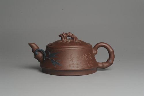 美壶定制紫砂壶 美壶特惠 精工岁寒三友松竹梅 嵌盖难度大 文气雅致 原矿紫泥