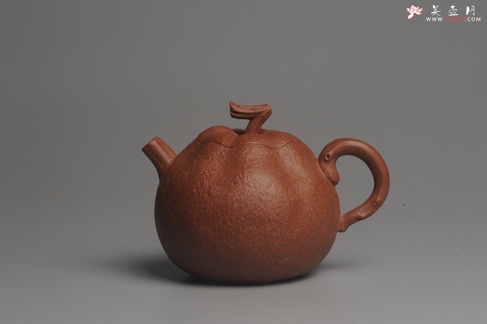 紫砂壶图片：美壶特惠 油润降坡泥精致卡盖全手工仿生丑橘壶 - 美壶网