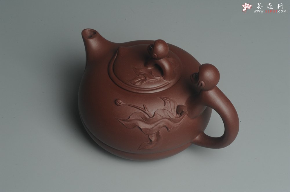 紫砂壶图片：美壶福利特惠 精致做工 辈辈封侯壶 茶人醉爱 - 美壶网
