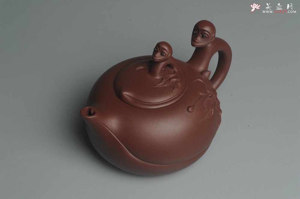 紫砂壶图片：美壶福利特惠 精致做工 辈辈封侯壶 茶人醉爱 - 美壶网