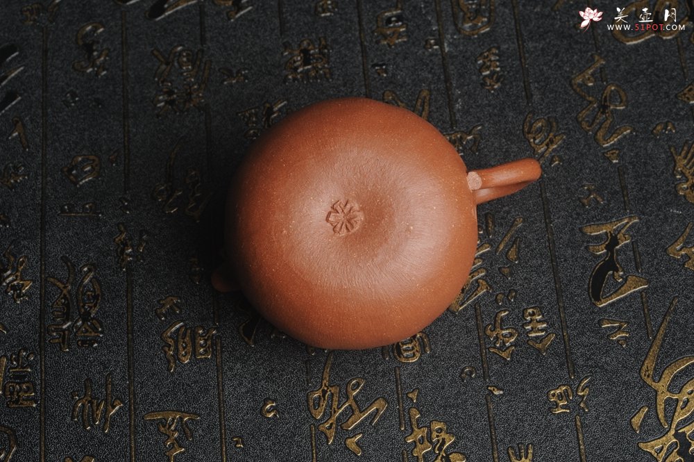 紫砂壶图片：美壶特惠 精致卡盖全手工油润降坡泥仿生小花货 山竹 - 美壶网