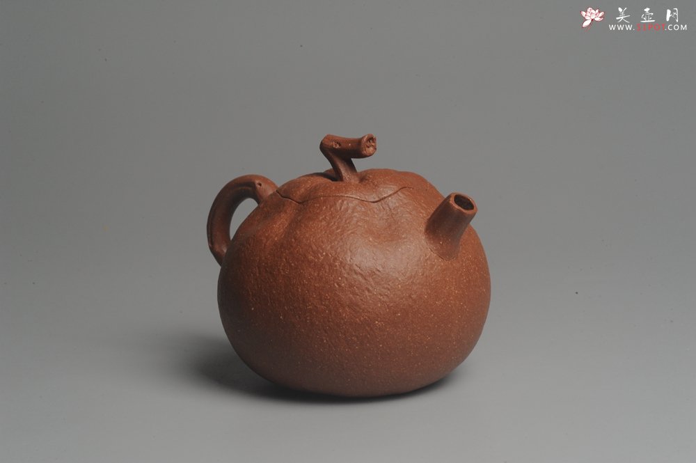 紫砂壶图片：美壶特惠 油润降坡泥精致卡盖全手工仿生丑橘壶 - 美壶网