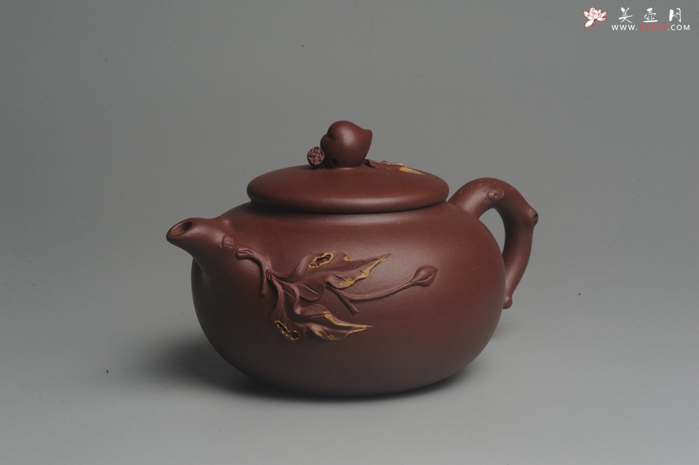 紫砂壶图片：美壶福利特惠 精致做工 寿桃壶 茶人醉爱 - 美壶网
