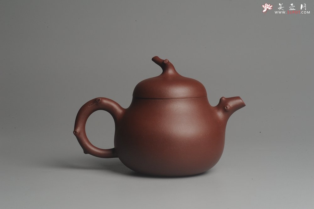 紫砂壶图片：美壶特惠 精致小花货瓜熟蒂落 - 美壶网