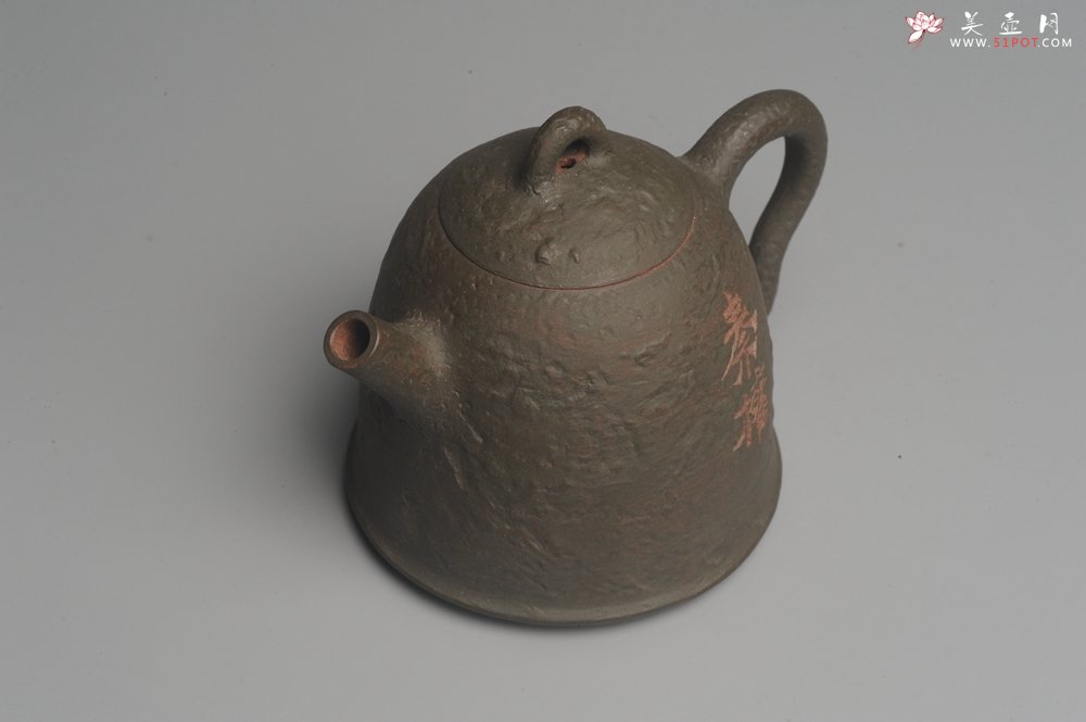 紫砂壶图片：美壶特惠 学苑派 仿龙文风格 青铜器质感 薄胎高秦权 - 美壶网