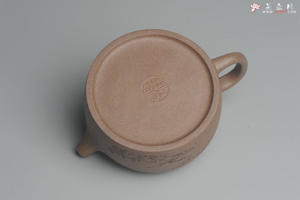 紫砂壶图片：美壶特惠 老段泥精致德中 一片冰心在玉壶 - 美壶网