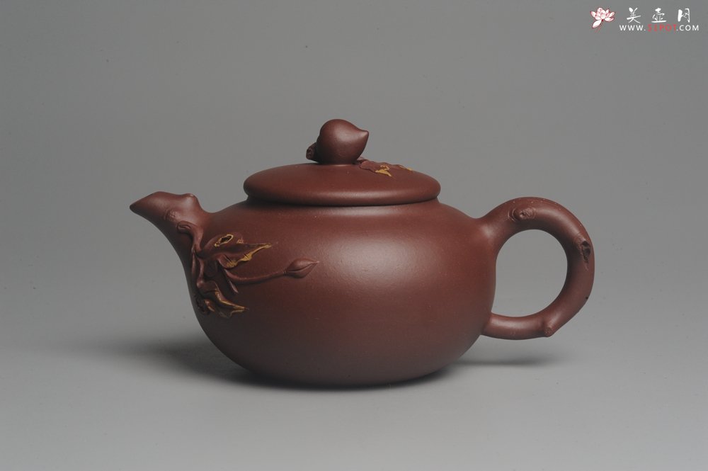 紫砂壶图片：美壶福利特惠 精致做工 寿桃壶 茶人醉爱 - 美壶网