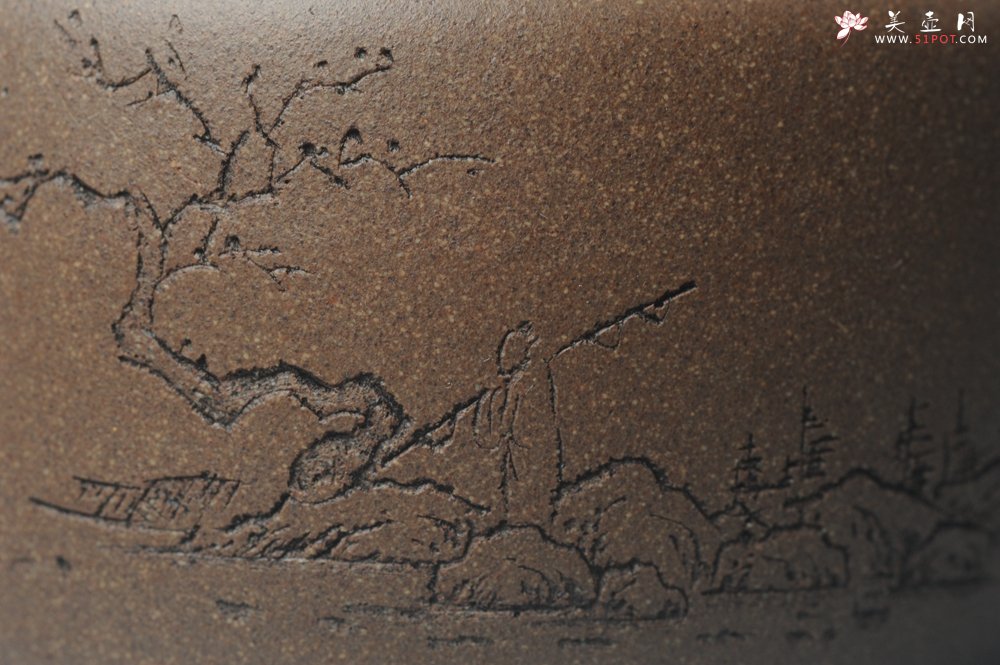 紫砂壶图片：美壶特惠 老段泥精致德中 一片冰心在玉壶 - 美壶网