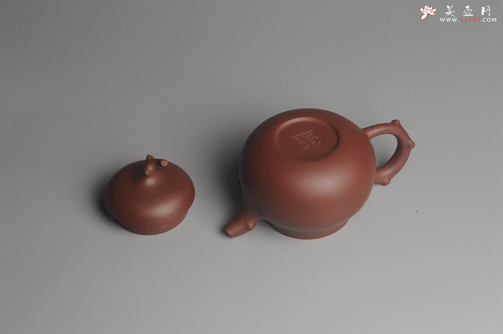 紫砂壶图片：美壶特惠 精致小花货瓜熟蒂落 - 美壶网
