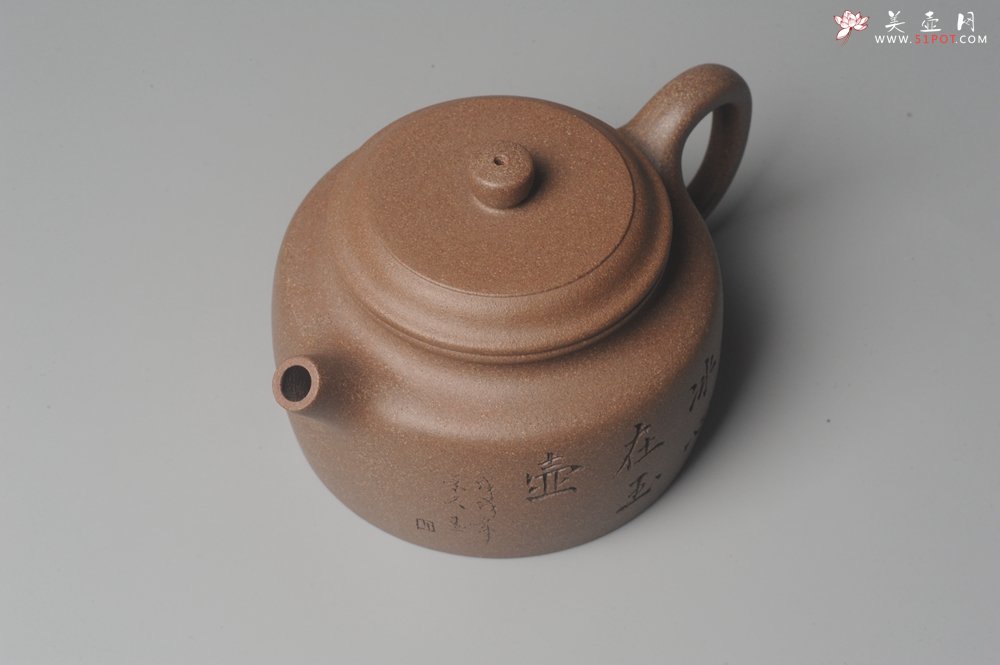紫砂壶图片：美壶特惠 老段泥精致德中 一片冰心在玉壶 - 美壶网