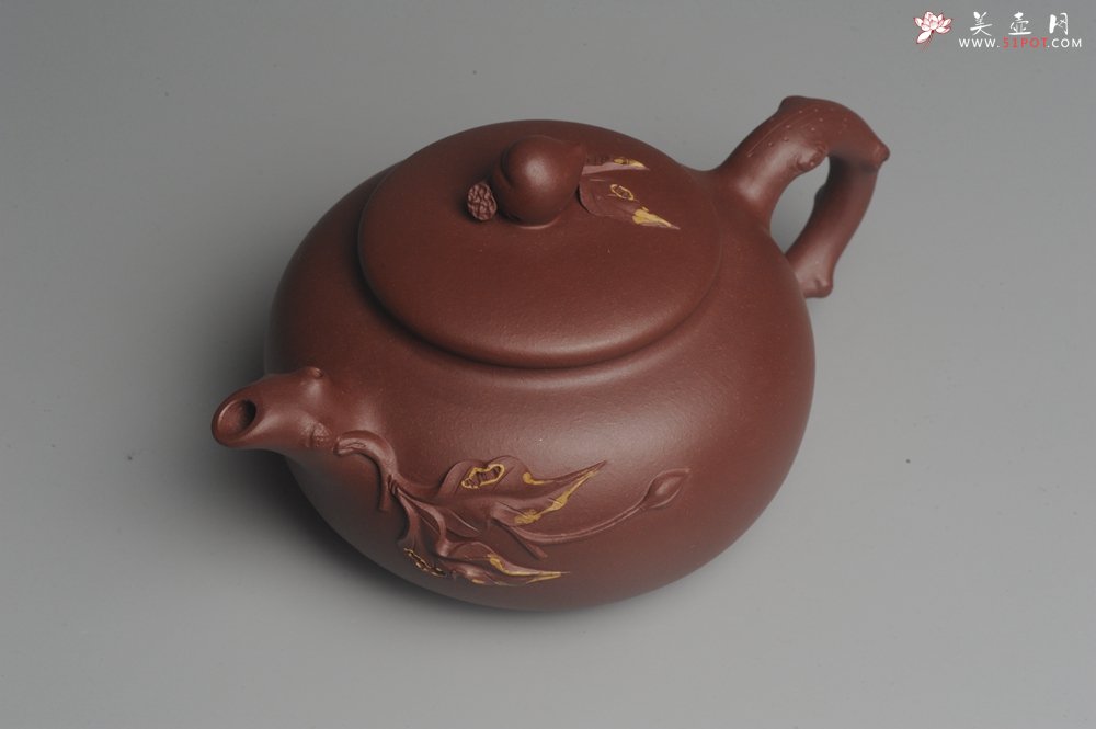 紫砂壶图片：美壶福利特惠 精致做工 寿桃壶 茶人醉爱 - 美壶网