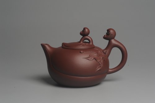 美壶定制紫砂壶 美壶福利特惠 精致做工 辈辈封侯壶 茶人醉爱 原矿紫泥