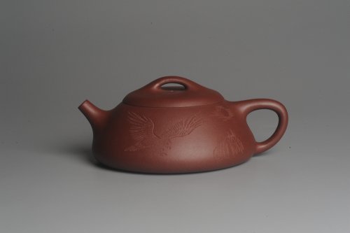 美壶定制老师紫砂壶 美壶特惠 原矿红拼泥精致做工纳瓢 石瓢 大展鸿图 养后特油润 茶人醉爱 