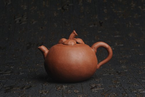 美壶定制紫砂壶 美壶特惠 精致卡盖全手工油润降坡泥仿生小花货 山竹 原矿降坡泥