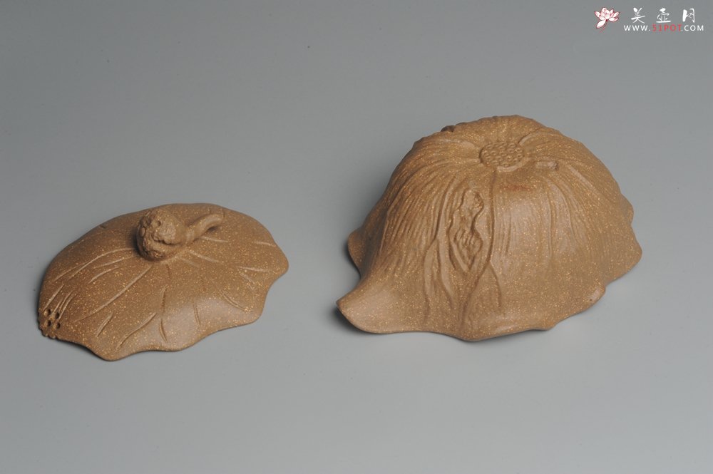 紫砂壶图片：美杯特惠 精致莲蓬公道杯 快客杯 肌理丰富 - 美壶网