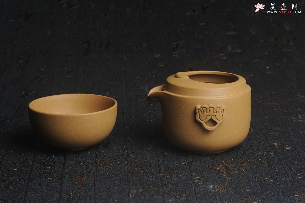 紫砂壶图片：美杯特惠 办公旅行便携式茶具快客杯 公道杯 盖碗 泥料非常好 送礼自用佳品 - 美壶网