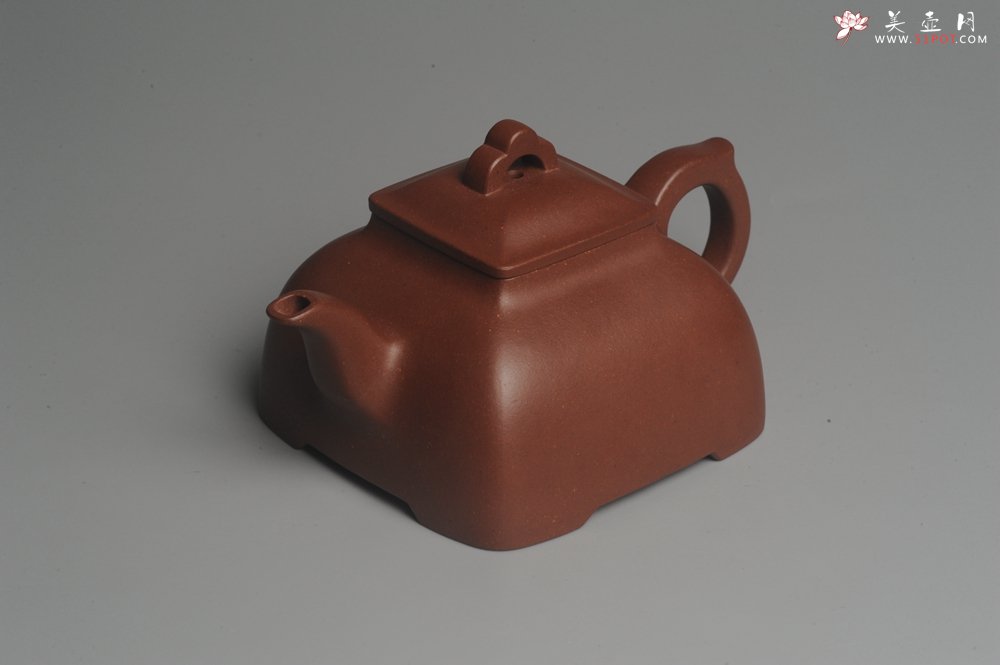 紫砂壶图片：实力派张海艳全手工弧菱壶 灰常漂亮 - 美壶网