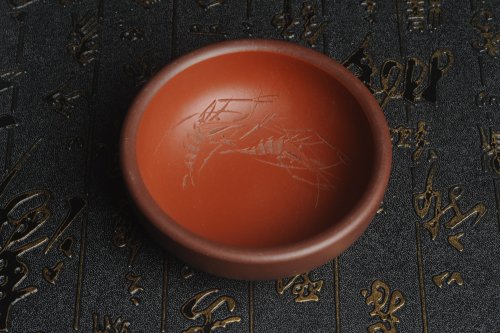 美壶定制紫砂壶 美杯国庆特惠 精品好泥好工好刻雅致厚实品茗杯 对虾杯 