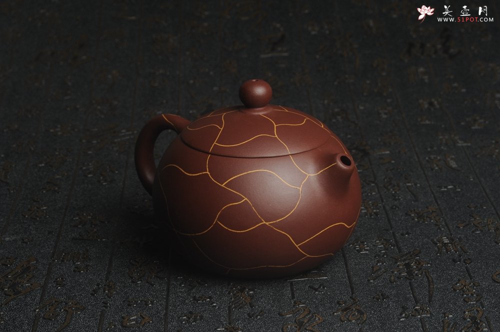 紫砂壶图片：美壶特惠 精工冰纹西施 茶人醉爱 - 美壶网