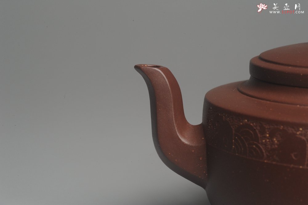 紫砂壶图片：美壶特惠 精工祥瑞壶 出水如柱 - 美壶网