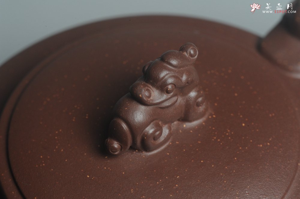 紫砂壶图片：美壶特惠 精工祥瑞壶 出水如柱 - 美壶网