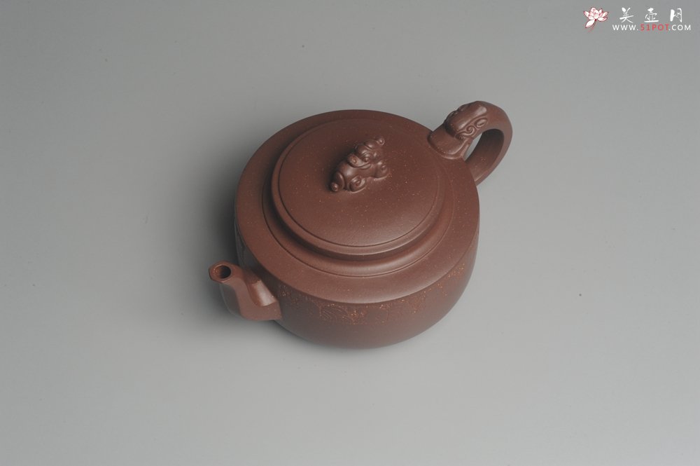 紫砂壶图片：美壶特惠 精工祥瑞壶 出水如柱 - 美壶网