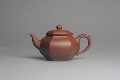 张海艳紫砂壶 实力派张海艳全手工六方笑樱壶 做工灰常精致 气韵流畅 原矿底槽清