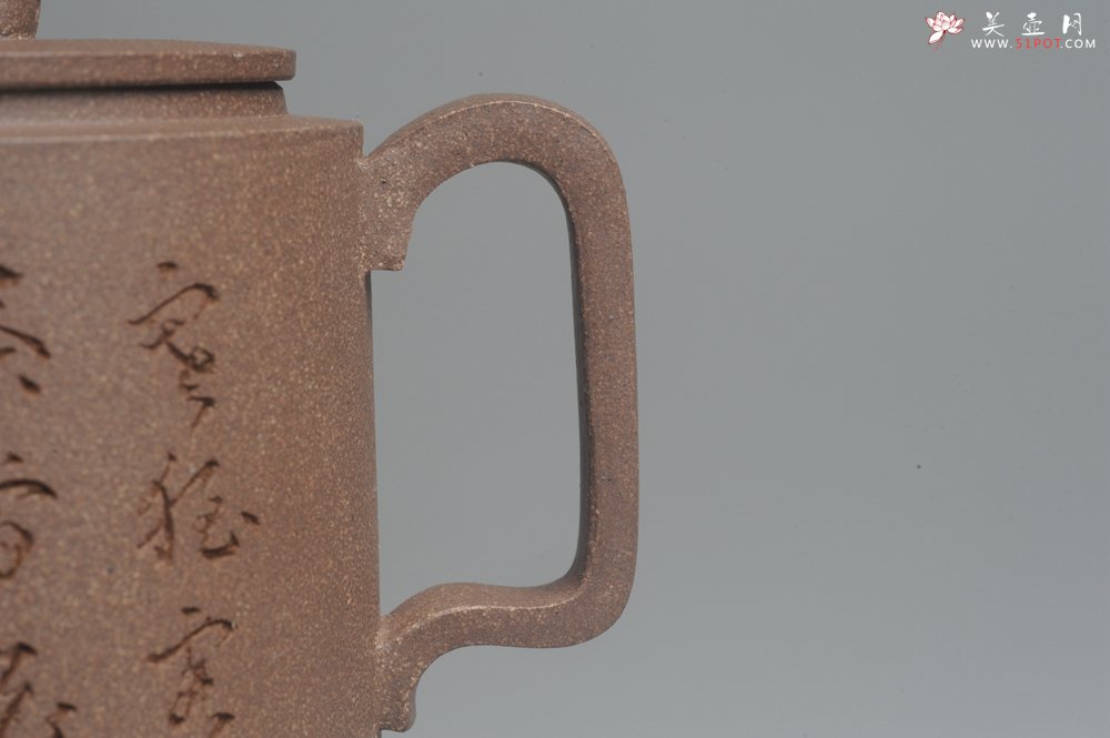 紫砂壶图片：美壶特惠 优质老段文人集狮壶 禾人老师即兴装饰 - 美壶网