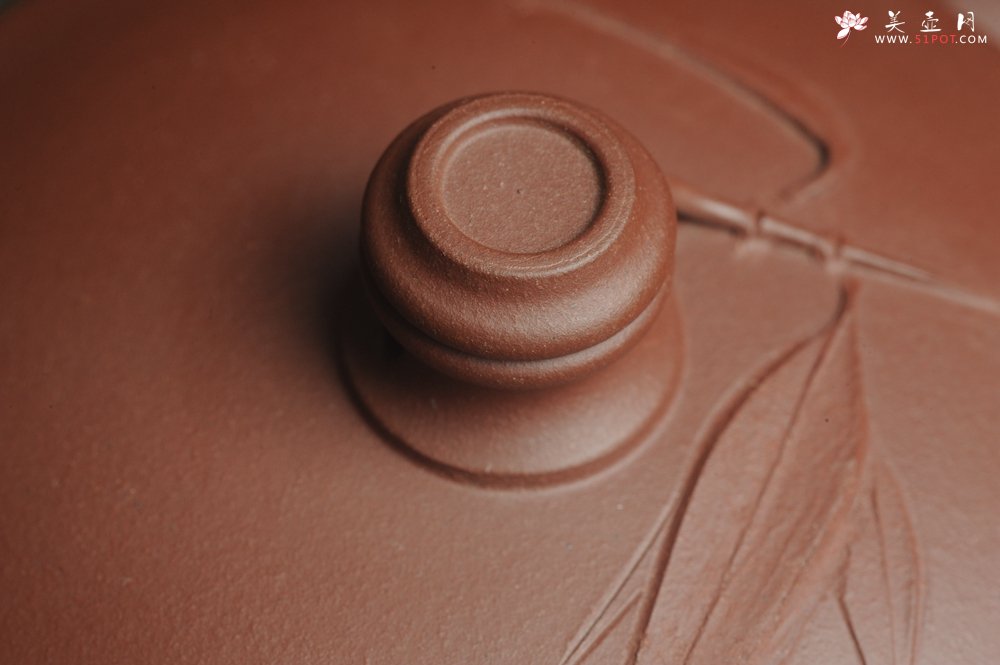 紫砂壶图片：美杯特惠 年底特惠 年货 做工精致竹节竹叶盖杯 - 美壶网