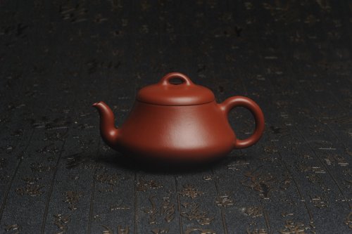 顾老师紫砂壶 超好小煤窑朱泥 全手工汉棠石瓢壶 端庄秀雅 小煤窑朱泥