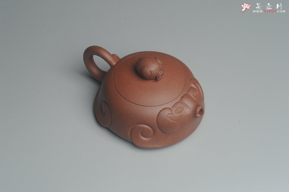 紫砂壶图片：美壶特惠 精工福猪壶 出水如柱 茶人醉爱 - 美壶网