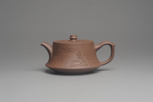 美壶定制老师紫砂壶 美壶特惠 精工老段泥曼生山水柱础 贺岁佳品 高档包装 老段泥