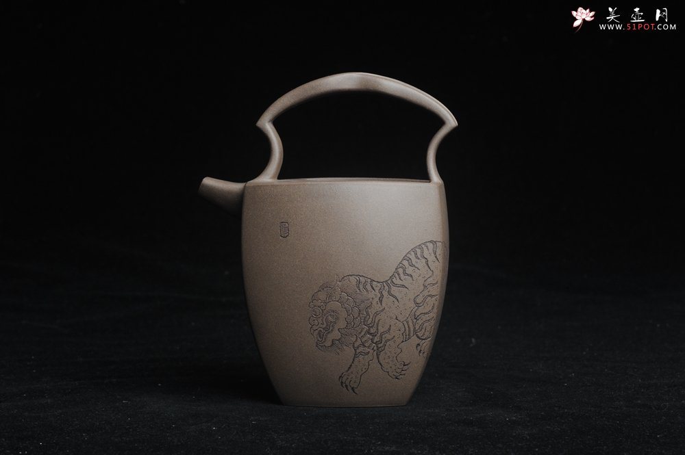 紫砂壶图片：精品特惠 助工老青段精品公道杯 - 美壶网