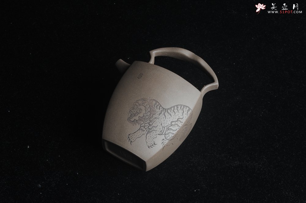 紫砂壶图片：精品特惠 助工老青段精品公道杯 - 美壶网