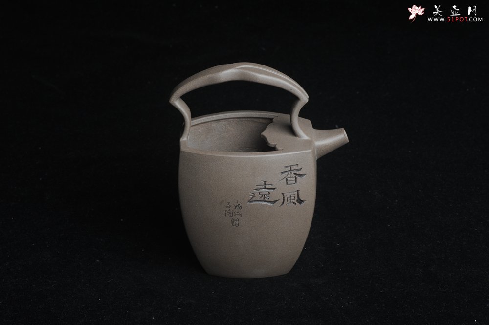 紫砂壶图片：精品特惠 助工老青段精品公道杯 - 美壶网