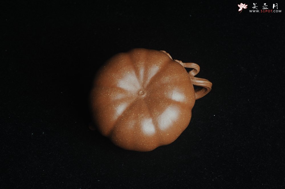 紫砂壶图片：美壶特惠 优质降坡泥全手卡盖小叶歪瓜 茶人醉爱 - 美壶网