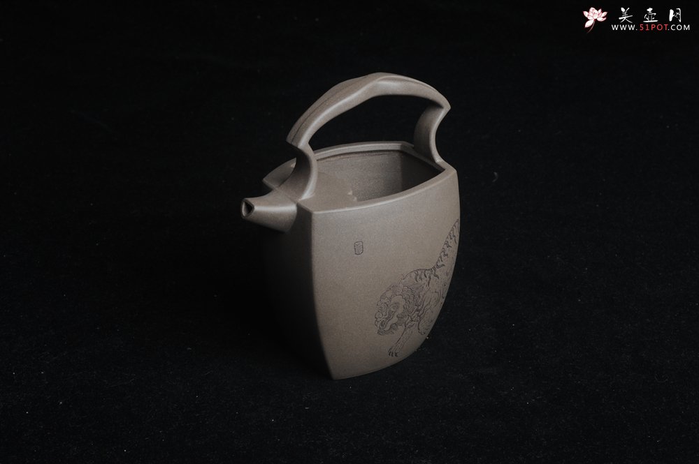 紫砂壶图片：精品特惠 助工老青段精品公道杯 - 美壶网