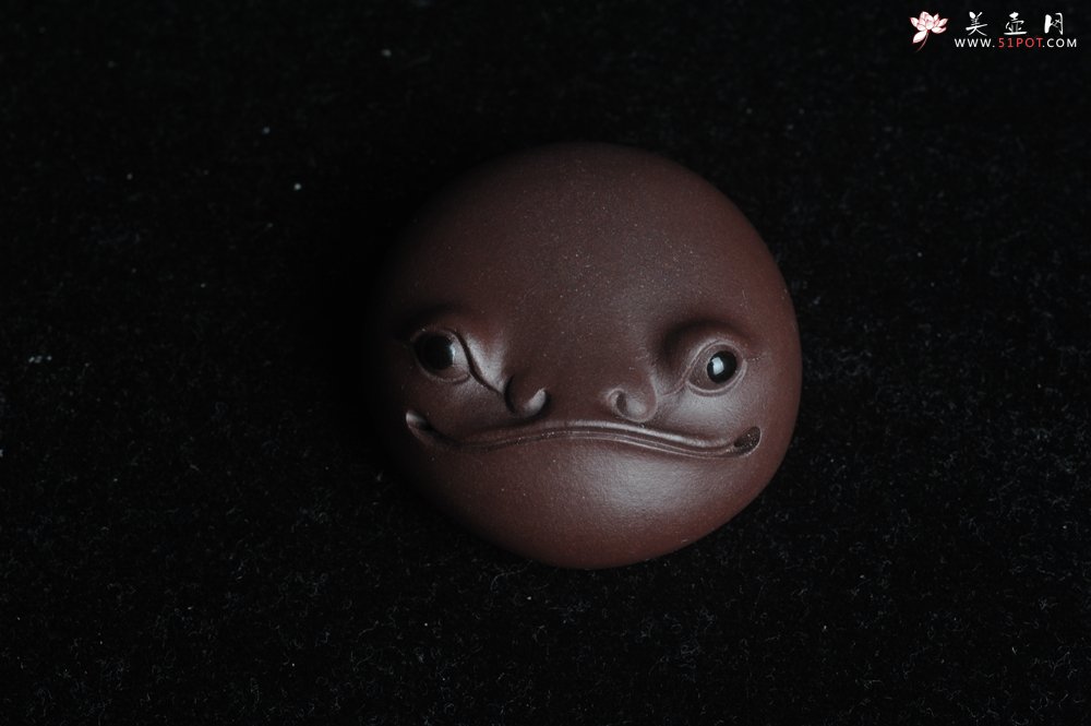紫砂壶图片：美宠特惠 超可爱的精工萌蛤蟆 直径4.5cm - 美壶网