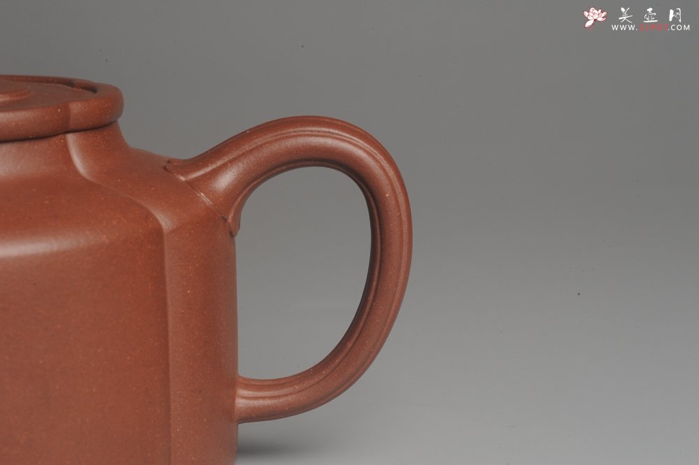 紫砂壶图片：实力派张海艳手工压制成型精工梅花周盘壶 气势磅礴 - 美壶网