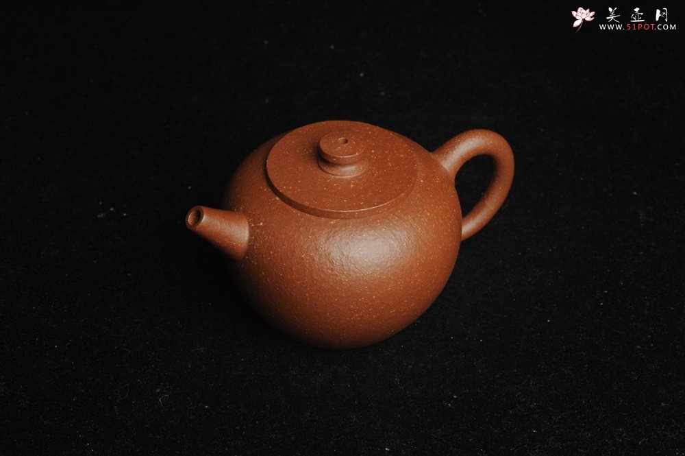 紫砂壶图片：美壶特惠 潜力股殷老师全手工特好降坡泥摹古巨轮壶 掌中宝 茶人醉爱 - 美壶网