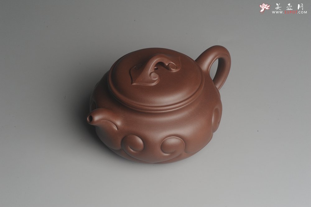 紫砂壶图片：美壶特惠 优质紫泥 精工仿古如意 茶人醉爱 - 美壶网