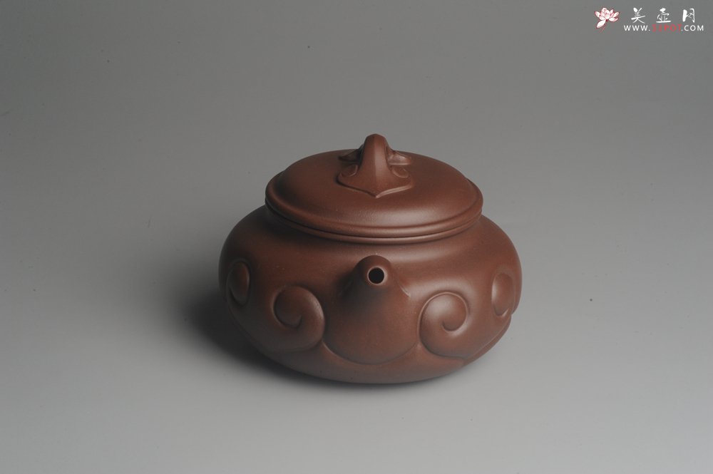 紫砂壶图片：美壶特惠 优质紫泥 精工仿古如意 茶人醉爱 - 美壶网