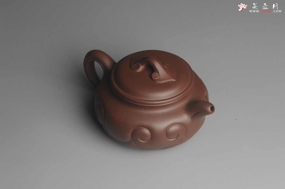 紫砂壶图片：美壶特惠 优质紫泥 精工仿古如意 茶人醉爱 - 美壶网