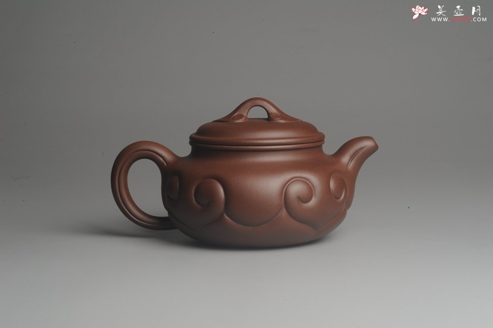 紫砂壶图片：美壶特惠 优质紫泥 精工仿古如意 茶人醉爱 - 美壶网