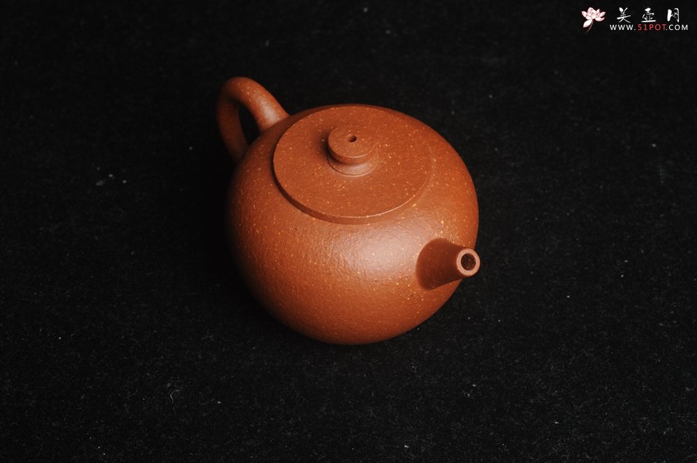 紫砂壶图片：美壶特惠 潜力股殷老师全手工特好降坡泥摹古巨轮壶 掌中宝 茶人醉爱 - 美壶网