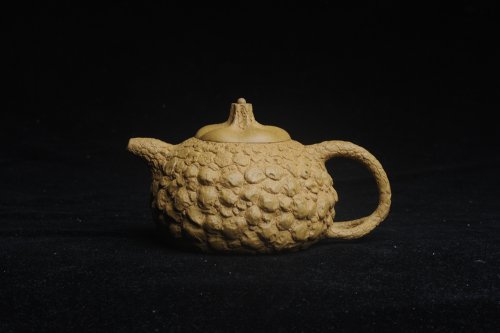 美壶定制紫砂壶 美壶特惠 全手工黄段供春壶 肌理有老树瘿的感觉 灰常赞 黄金段