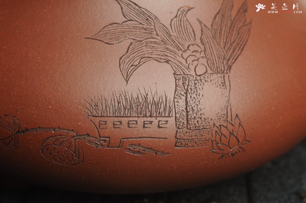 紫砂壶图片：美壶特惠 精致汉棠石瓢壶 装饰清供图 茶人醉爱 - 美壶网