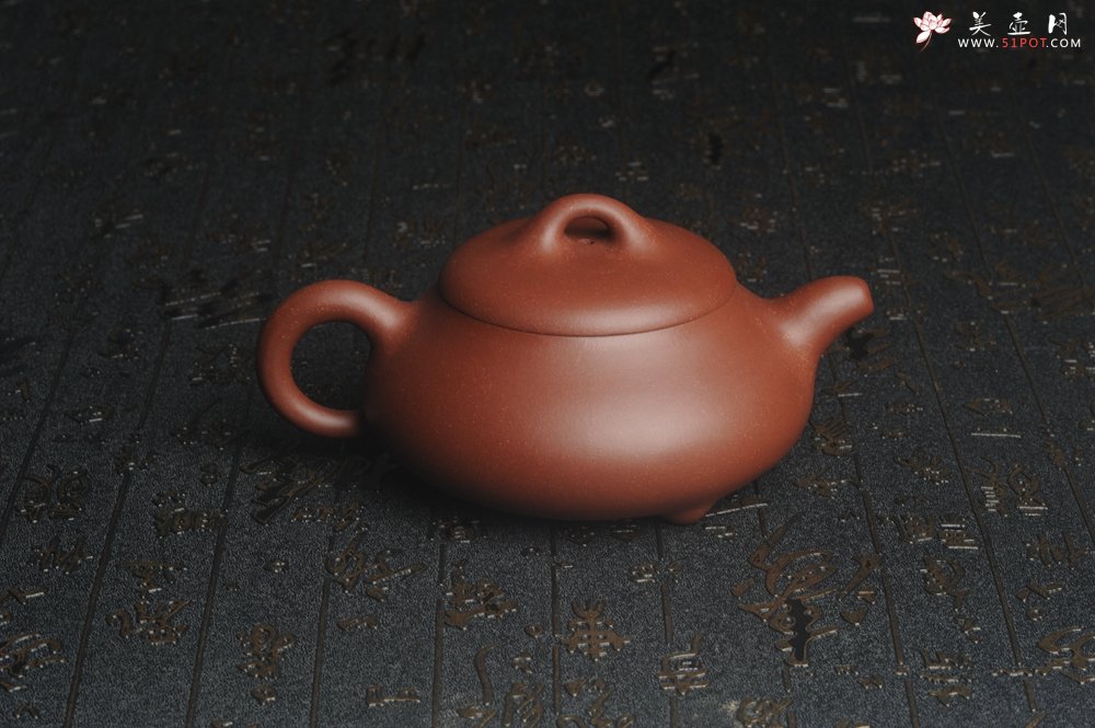 紫砂壶图片：美壶特惠 精致汉棠石瓢壶 茶人醉爱 - 美壶网