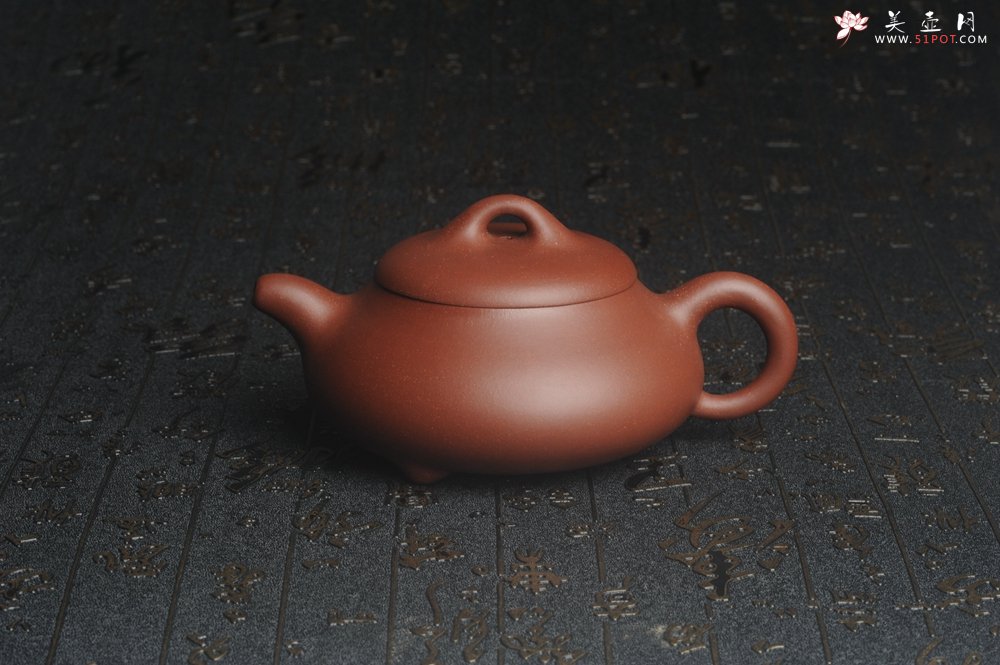 紫砂壶图片：美壶特惠 精致汉棠石瓢壶 茶人醉爱 - 美壶网