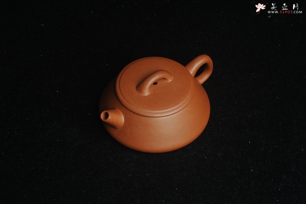 紫砂壶图片：美壶特惠 精工红降坡平盖小石瓢 小壶超难做 杀茶利器 - 美壶网